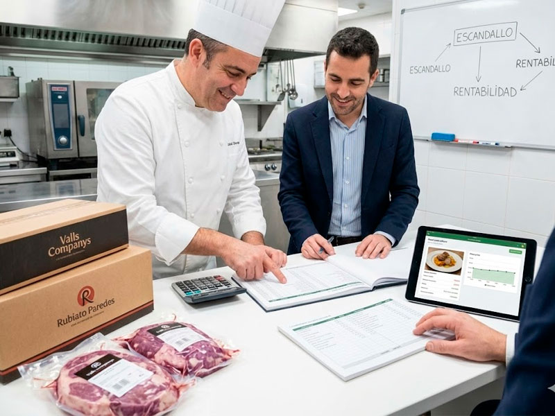 Cortes de carne estandarizados y limpios para optimizar el escandallo y la rentabilidad en cocina profesional.