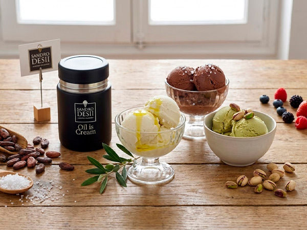 Selección de postres de autor y helados gastronómicos distribuidos por mass PROFESIONAL en Asturias.