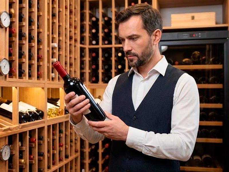 Bodega climatizada de Mass Profesional para el mantenimiento del vino en condiciones óptimas de luz y temperatura